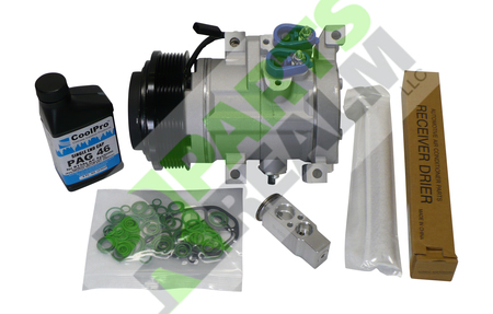 Parts Realm CO-0090AK6 Complete A/C AC Compressor Replacement Kit 