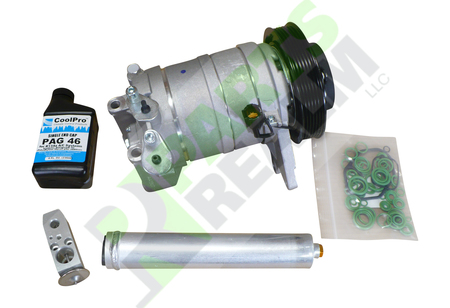 Parts Realm CO-0090AK6 Complete A/C AC Compressor Replacement Kit 